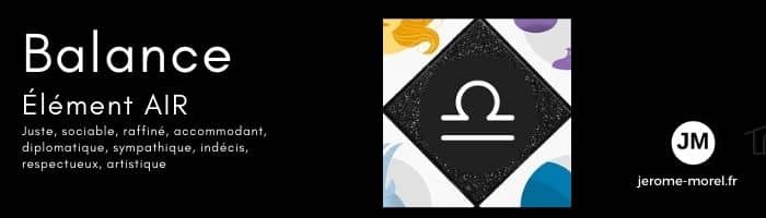 Signe du zodiaque Balance jerome morel voyant